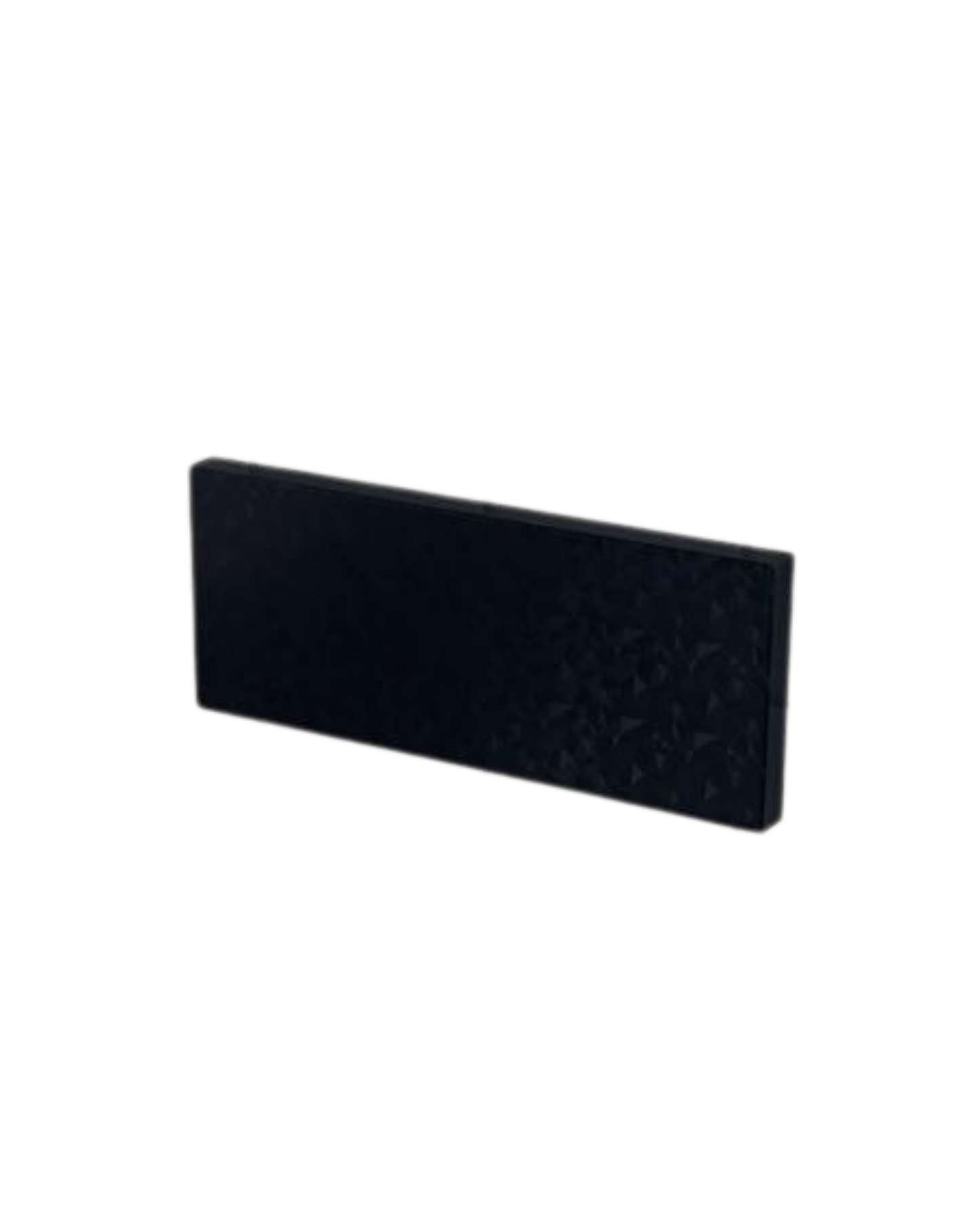 3er Steckdosen-Abdeckung Schwarz/Gemustert