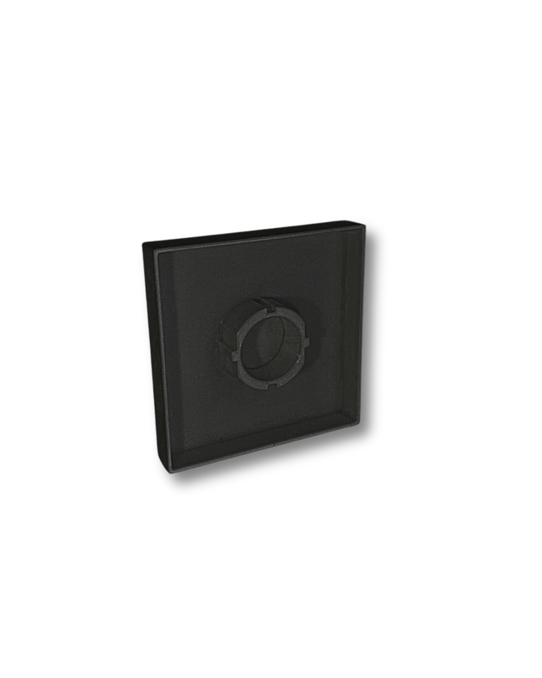 1er Steckdosen-Abdeckung Schwarz
